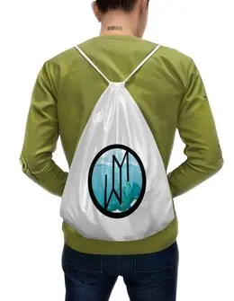 Заказать рюкзак в Москве. Рюкзак-мешок с полной запечаткой Море Монро - Аква Лого от T_Shirt - готовые дизайны и нанесение принтов.