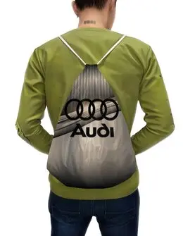 Заказать рюкзак в Москве. Рюкзак-мешок с полной запечаткой Авто Audi от THE_NISE  - готовые дизайны и нанесение принтов.