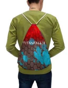 Заказать рюкзак в Москве. Рюкзак-мешок с полной запечаткой Titanfall 2 от THE_NISE  - готовые дизайны и нанесение принтов.