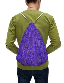 Заказать рюкзак в Москве. Рюкзак-мешок с полной запечаткой Glowing purple от mistral3000@mail.ru - готовые дизайны и нанесение принтов.