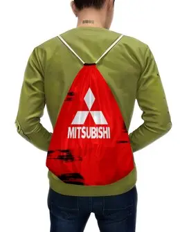 Заказать рюкзак в Москве. Рюкзак-мешок с полной запечаткой Mitsubishi от THE_NISE  - готовые дизайны и нанесение принтов.