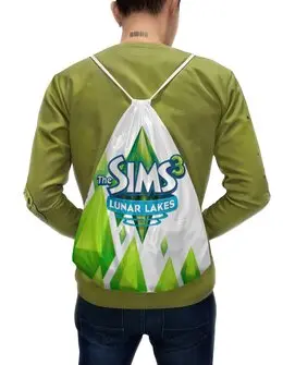 Заказать рюкзак в Москве. Рюкзак-мешок с полной запечаткой The Sims 3 от THE_NISE  - готовые дизайны и нанесение принтов.