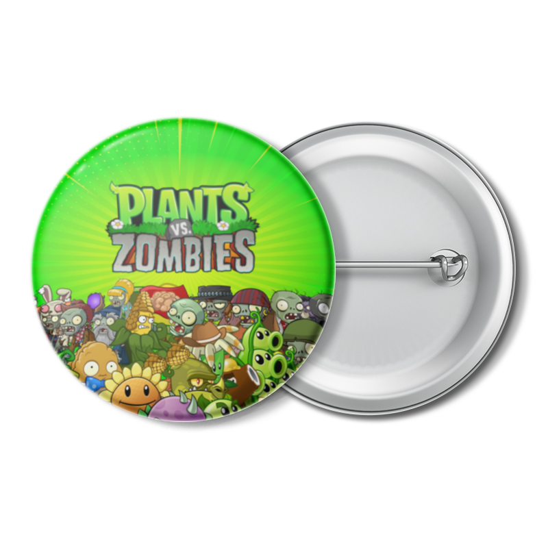Printio Значок Plants vs zombies printio скатерть квадратная plants vs zombies