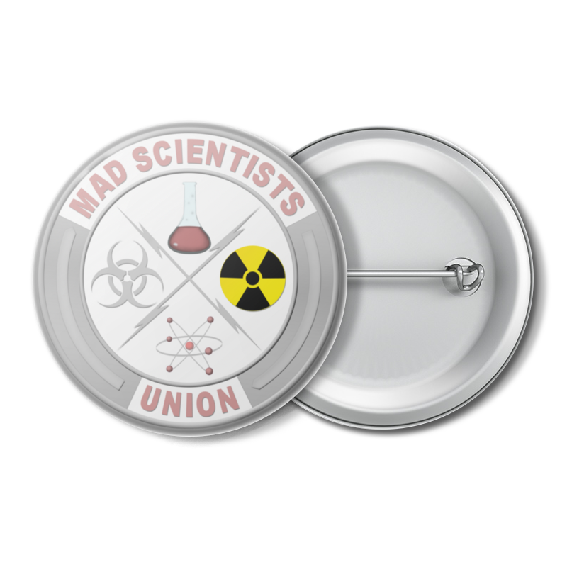 Printio Значок Mad scientists union эмблема значок на капот багажник bmw 82 мм