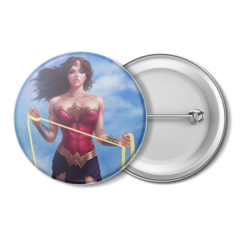 Printio Значок Чудо-женщина / wonder woman printio холст 50×50 чудо женщина wonder woman