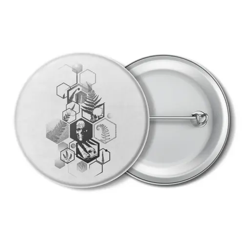 Заказать значки в Москве. Значок Папоротник от oneredfoxstore@gmail.com - готовые дизайны и нанесение принтов.