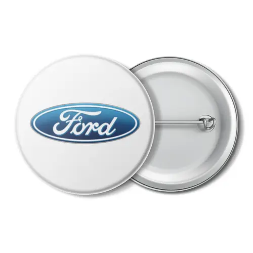 Заказать значки в Москве. Значок Ford  от DESIGNER   - готовые дизайны и нанесение принтов.