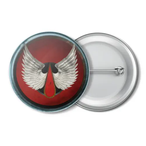 Заказать значки в Москве. Значок Blood Angels от GeekFox  - готовые дизайны и нанесение принтов.