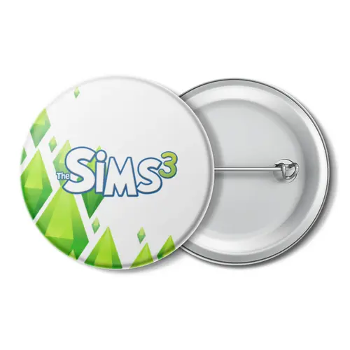Заказать значки в Москве. Значок The Sims 3 от THE_NISE  - готовые дизайны и нанесение принтов.