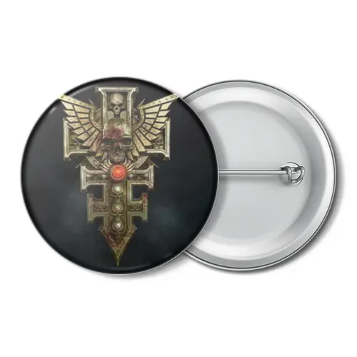 Заказать значки в Москве. Значок Инсигния (Warhammer 40k) от GeekFox  - готовые дизайны и нанесение принтов.