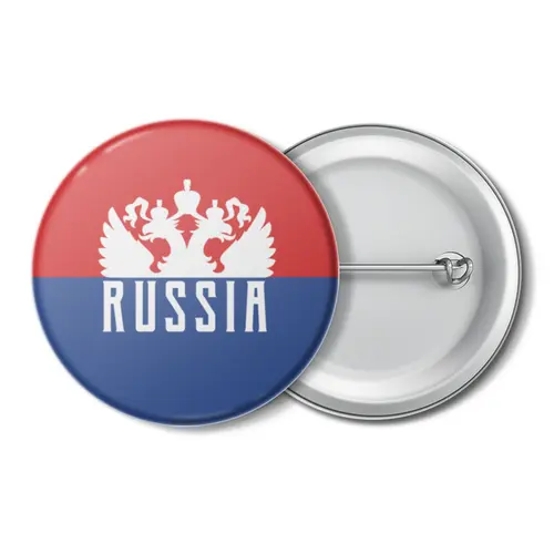 Заказать значки в Москве. Значок  Герб России от THE_NISE  - готовые дизайны и нанесение принтов.