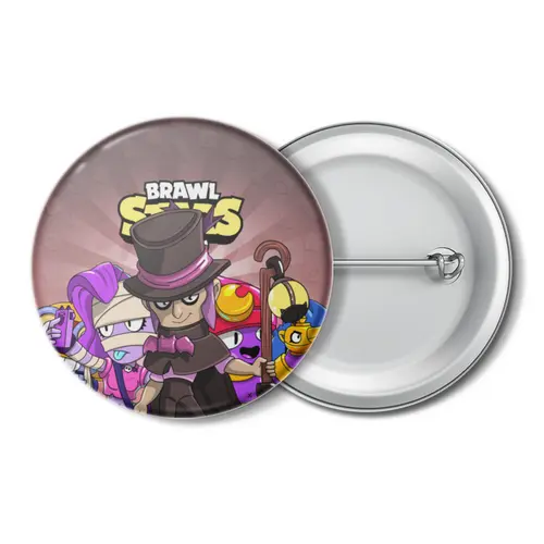 Заказать значки в Москве. Значок BRAWL STARS MORTIS от geekbox - готовые дизайны и нанесение принтов.