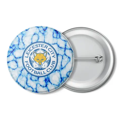 Заказать значки в Москве. Значок Leicester City от THE_NISE  - готовые дизайны и нанесение принтов.