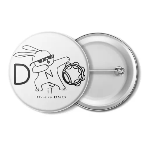 Заказать значки в Москве. Значок DNO iT Team от DNO-iT  - готовые дизайны и нанесение принтов.