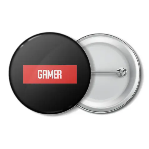 Заказать значки в Москве. Значок Gamer от THE_NISE  - готовые дизайны и нанесение принтов.