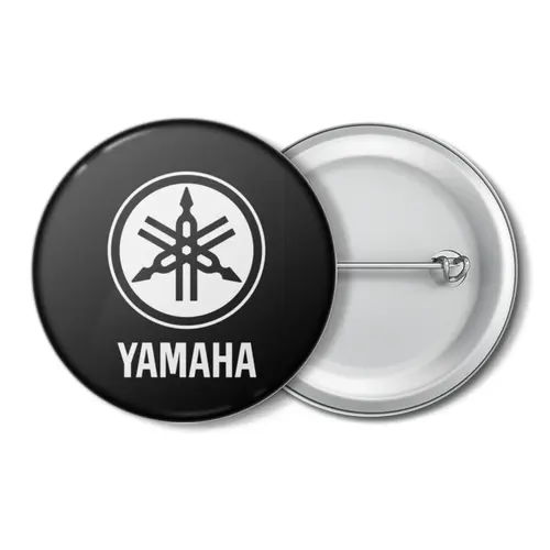 Заказать значки в Москве. Значок YAMAHA от DESIGNER   - готовые дизайны и нанесение принтов.