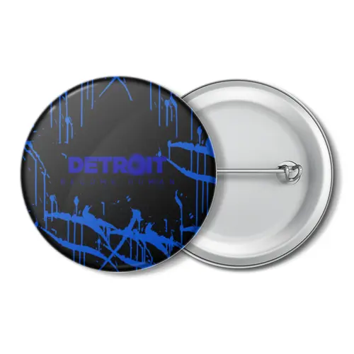 Заказать значки в Москве. Значок Detroit от THE_NISE  - готовые дизайны и нанесение принтов.