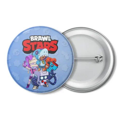 Заказать значки в Москве. Значок BRAWL STARS от geekbox - готовые дизайны и нанесение принтов.