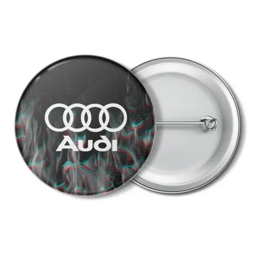 Заказать значки в Москве. Значок  Авто Audi от THE_NISE  - готовые дизайны и нанесение принтов.