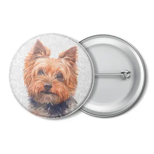 Заказать значки в Москве. Значок ❖Yorkshire Terrier❖ от balden - готовые дизайны и нанесение принтов.