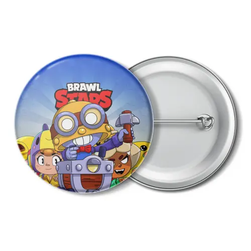 Заказать значки в Москве. Значок BRAWL STARS CARL от geekbox - готовые дизайны и нанесение принтов.