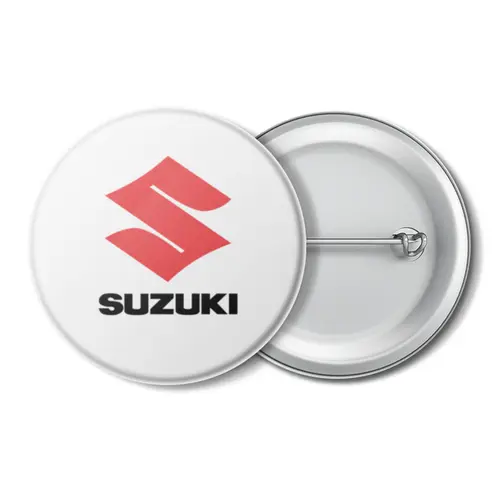 Заказать значки в Москве. Значок SUZUKI от DESIGNER   - готовые дизайны и нанесение принтов.