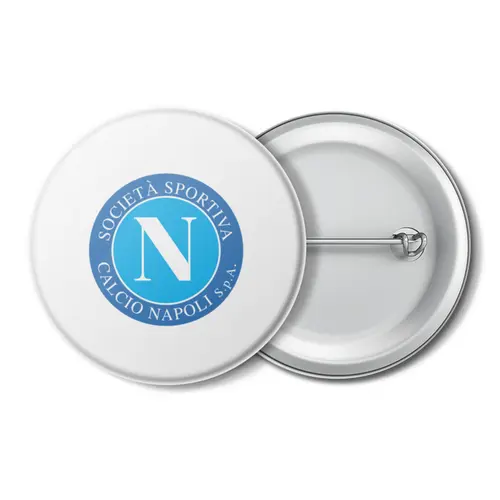 Заказать значки в Москве. Значок Calcio Napoli от THE_NISE  - готовые дизайны и нанесение принтов.