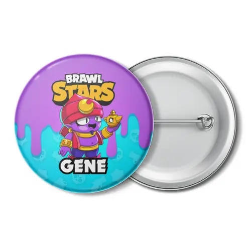 Заказать значки в Москве. Значок BRAWL STARS GENE от geekbox - готовые дизайны и нанесение принтов.