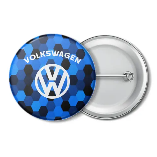 Заказать значки в Москве. Значок Volkswagen от THE_NISE  - готовые дизайны и нанесение принтов.