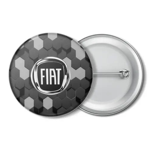 Заказать значки в Москве. Значок Авто Fiat от THE_NISE  - готовые дизайны и нанесение принтов.