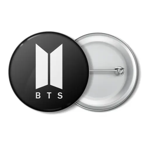 Заказать значки в Москве. Значок BTS logo значок от Alia Kim - готовые дизайны и нанесение принтов.