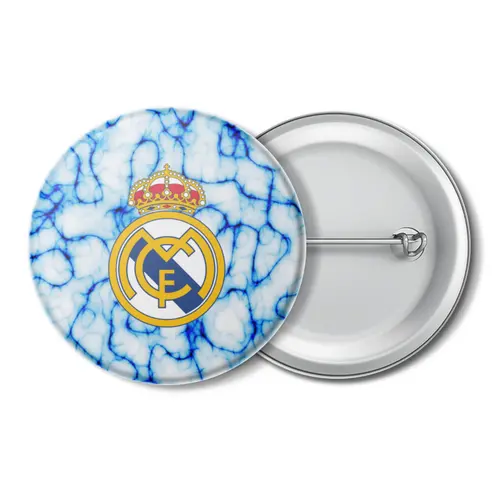 Заказать значки в Москве. Значок Real Madrid от THE_NISE  - готовые дизайны и нанесение принтов.