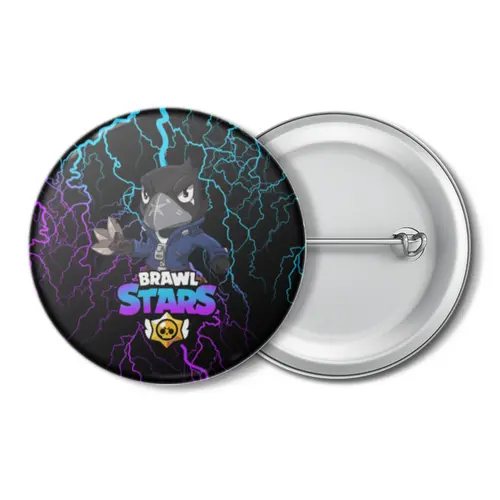 Заказать значки в Москве. Значок Brawl Stars Crow от weeert - готовые дизайны и нанесение принтов.