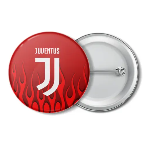 Заказать значки в Москве. Значок Juventus от THE_NISE  - готовые дизайны и нанесение принтов.
