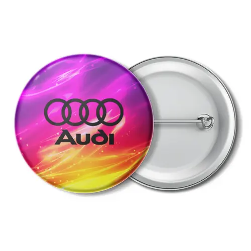 Заказать значки в Москве. Значок Авто Audi от THE_NISE  - готовые дизайны и нанесение принтов.