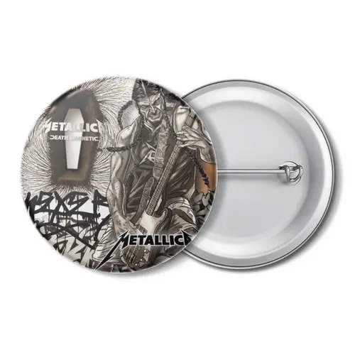 Заказать значки в Москве. Значок Metallica Art от Aleksey Rovensky - готовые дизайны и нанесение принтов.