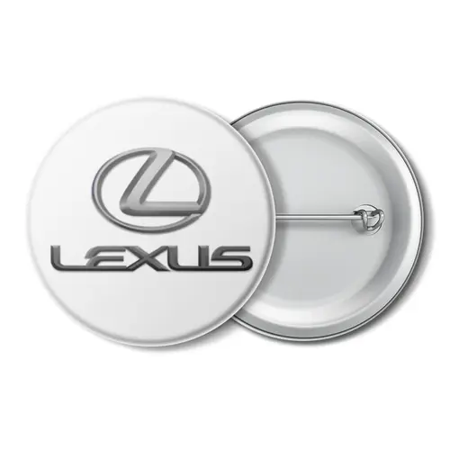 Заказать значки в Москве. Значок LEXUS  от DESIGNER   - готовые дизайны и нанесение принтов.
