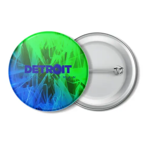 Заказать значки в Москве. Значок Detroit от THE_NISE  - готовые дизайны и нанесение принтов.