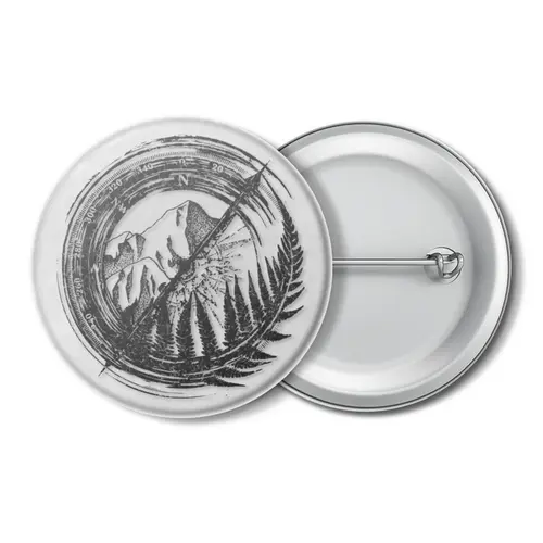 Заказать значки в Москве. Значок Папоротник от oneredfoxstore@gmail.com - готовые дизайны и нанесение принтов.
