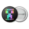 Заказать значки в Москве. Значок MINECRAFT CREEPER от weeert - готовые дизайны и нанесение принтов.