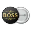 Заказать значки в Москве. Значок Boss / Босс от Андрей Измайлов - готовые дизайны и нанесение принтов.