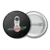 Заказать значки в Москве. Значок Космонавт на Сатурне от MariYang  - готовые дизайны и нанесение принтов.