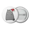 Заказать значки в Москве. Значок New Year Cat от skynatural - готовые дизайны и нанесение принтов.
