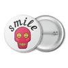 Заказать значки в Москве. Значок smile от mimiart  - готовые дизайны и нанесение принтов.