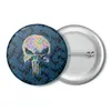 Заказать значки в Москве. Значок Punisher Skull от Soluvel  - готовые дизайны и нанесение принтов.