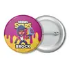 Заказать значки в Москве. Значок BRAWL STARS BROCK от geekbox - готовые дизайны и нанесение принтов.