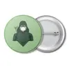 Заказать значки в Москве. Значок Зеленая стрела (Коллекция: Герои носят маски) от GeekFox  - готовые дизайны и нанесение принтов.