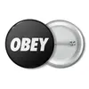 Заказать значки в Москве. Значок OBEY  от DESIGNER   - готовые дизайны и нанесение принтов.