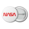 Заказать значки в Москве. Значок NASA  от DESIGNER   - готовые дизайны и нанесение принтов.