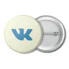 Заказать значки в Москве. Значок ВКонтакте от YellowCloverShop - готовые дизайны и нанесение принтов.